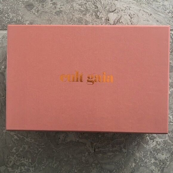 Cult Gaia BLACK Rene Cut-Out Heel Sandals, x Revolve, New, EU 38 - Picture 14 of 16